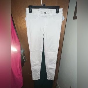 White American Eagle Jeggings